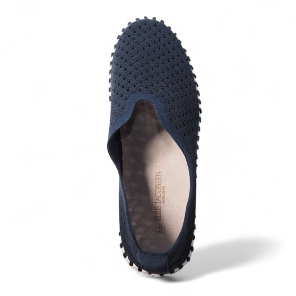 Ilse Jacobsen Hornbaek Tulip 139 Slip-on Loafers Women's 6/36 Dark Indigo - Picture 10 of 11